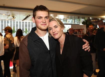 Joe Anders y Kate Winslet
