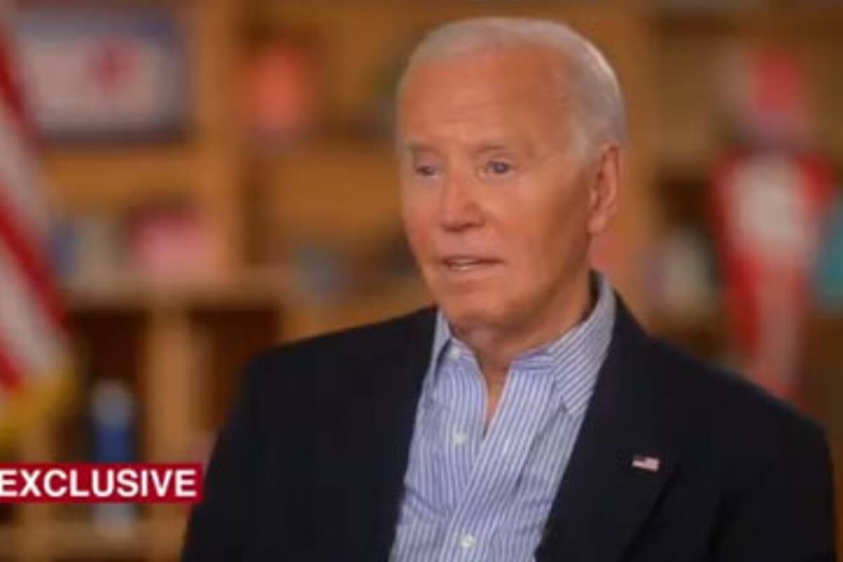 Joe Biden, durante su entrevista con ABC