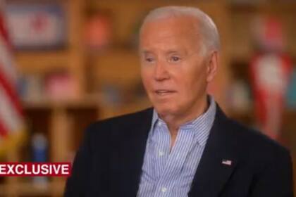 Joe Biden, durante su entrevista con ABC