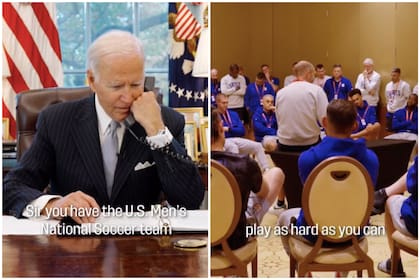 Joe Biden envió un mensaje a la selección estadounidense previo a su debut en Qatar 2022
