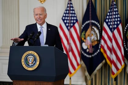 Joe Biden habló de la campaña de vacunación en Estados Unidos
