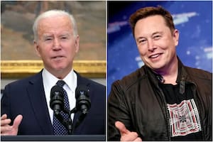 Joe Biden hizo un comentario que enfureció a Elon Musk y éste le respondió (Foto: AFP - Archivo)