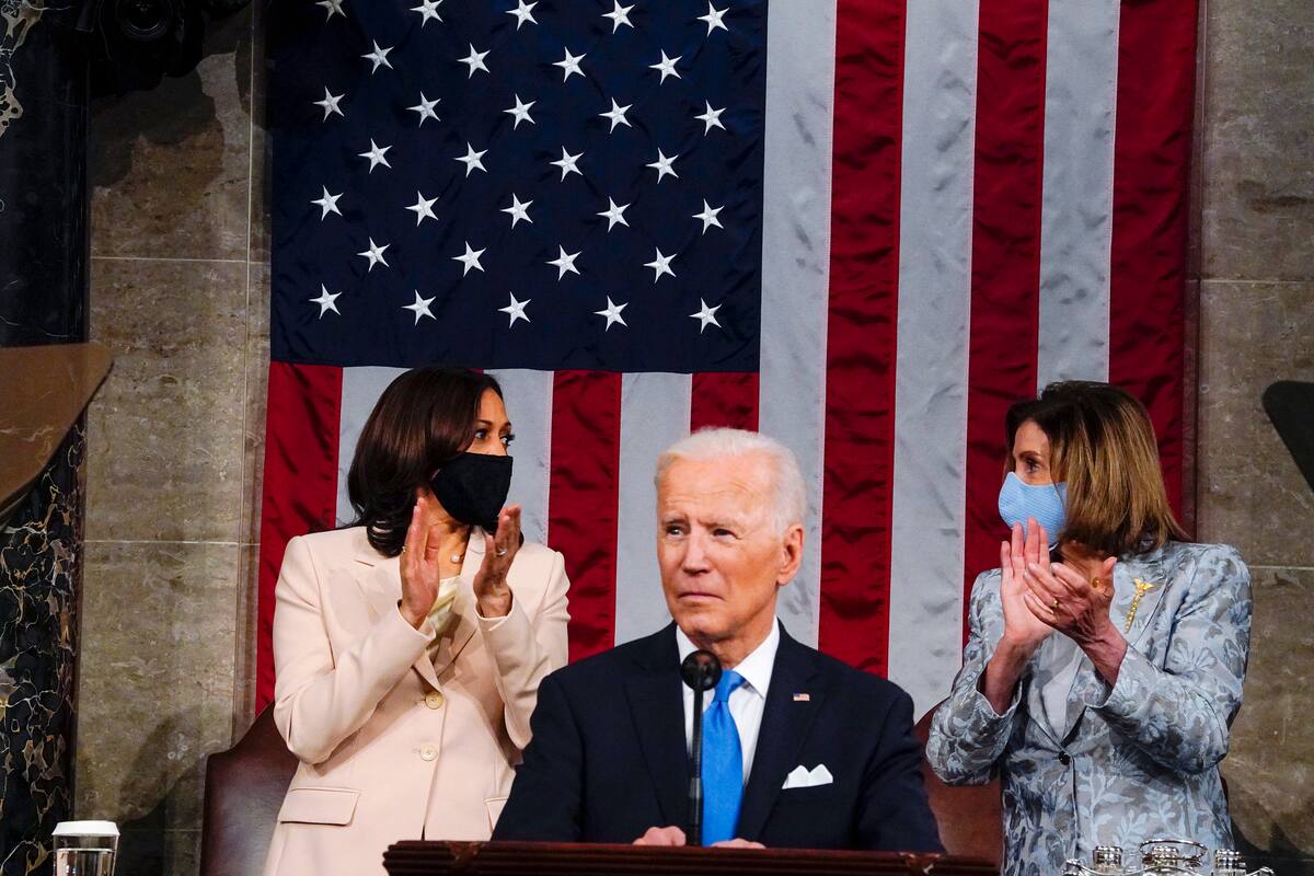 Joe Biden marcó sus primeros 100 días de gobierno