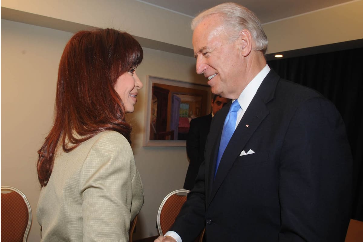 Joe Biden y Cristina Kirchner