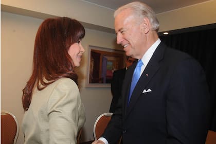 Joe Biden y Cristina Kirchner