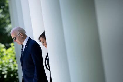 Joe Biden y Kamala Harris, en la Casa Blanca. (Brendan Smialowski / AFP)