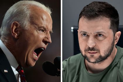 Revelan detalles sobre una tensa discusión entre Biden y Zelensky por el envío de armas a Ucrania