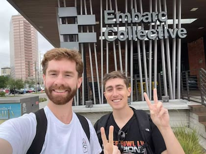 Joe Steilberg y su socio Parker Klein en Tampa