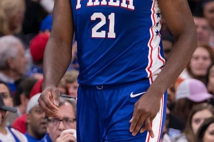 Joel Embiid y una imagen escalofriante