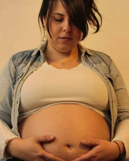 Johanna, embarazada de Ciro