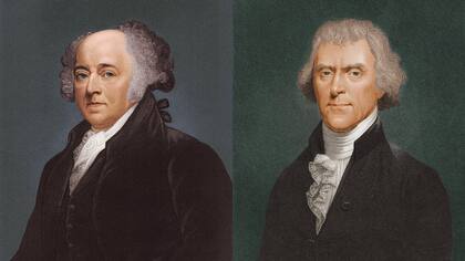 John Adams y Thomas Jefferson