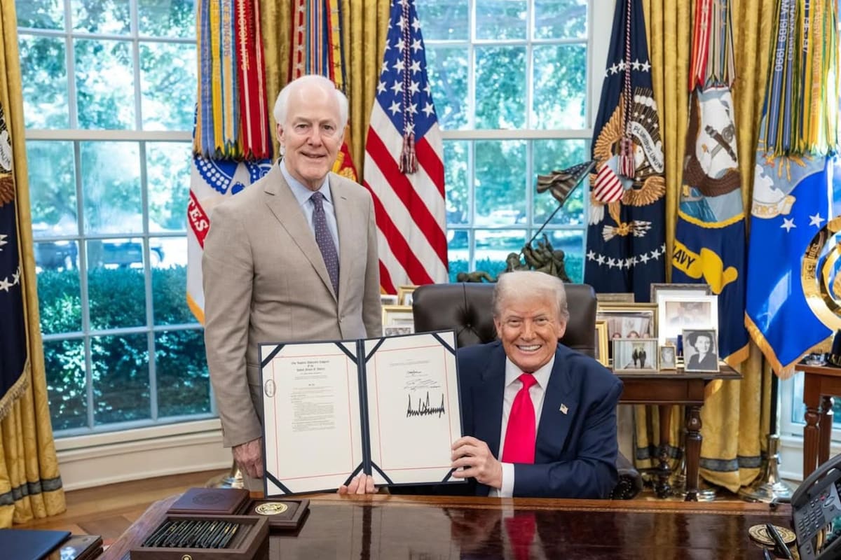 John Cornyn es senador por Texas desde 2002; alguna vez cercano a Donald Trump, sus opiniones en los últimos años lo han distanciado del presidente de EE.UU.