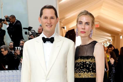 John Elkann y Lavinia Borromeo en la Met Gala