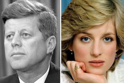 John F. Kennedy y Lady Di