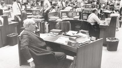 John Gutfreund, presidente ejecutivo de Salomon Brothers cuando las mesas de bonos de los bancos dominaban el negocio.