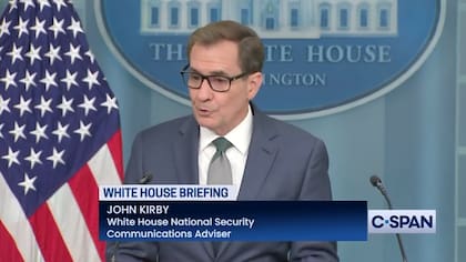 John Kirby, vocero de Seguridad Nacional de la Casa Blanca, habló en conferencia de prensa sobre el avistaje de drones en Nueva Jersey
