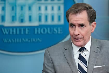 John Kirby, vocero del Consejo de Seguridad Nacional de la Casa Blanca, en la Casa Blanca en Washington, el 20 de abril de 2023.