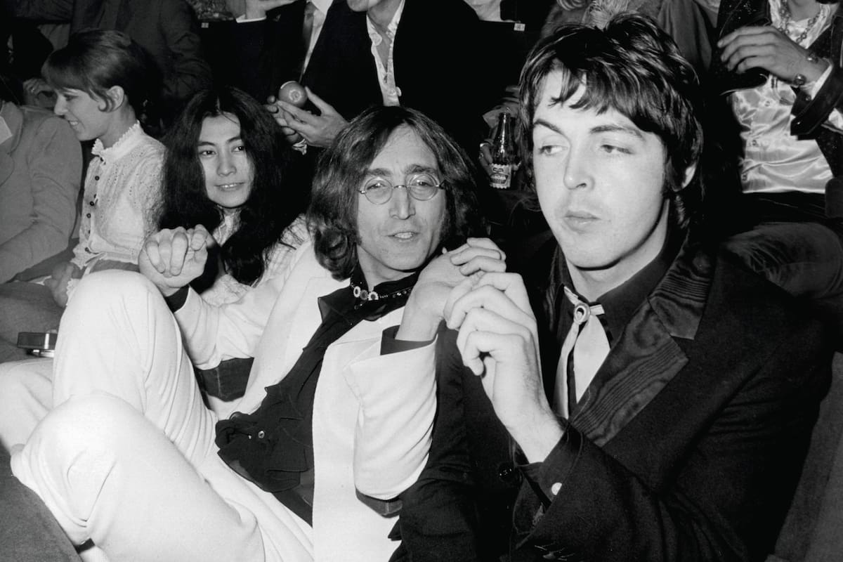 John Lennon y Paul McCartney, en las épocas del Album Blanco