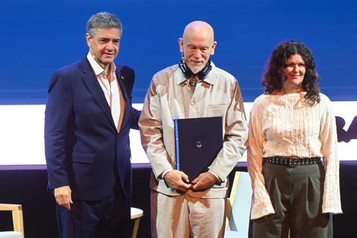 John Malkovich fue declarado Huésped de Honor por la Ciudad de Buenos Aires