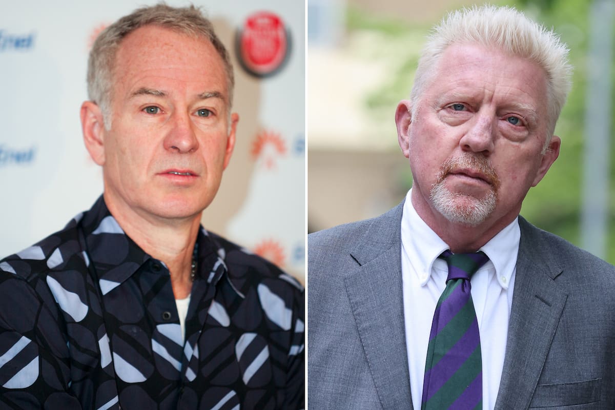 John McEnroe confesó sentirse muy mal por la situación que vive su amigo Boris Becker, en prisión desde mayo pasado.