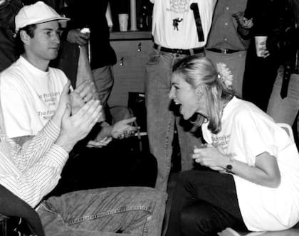John McEnroe y Tatum Oneal (Foto: Getty Images)