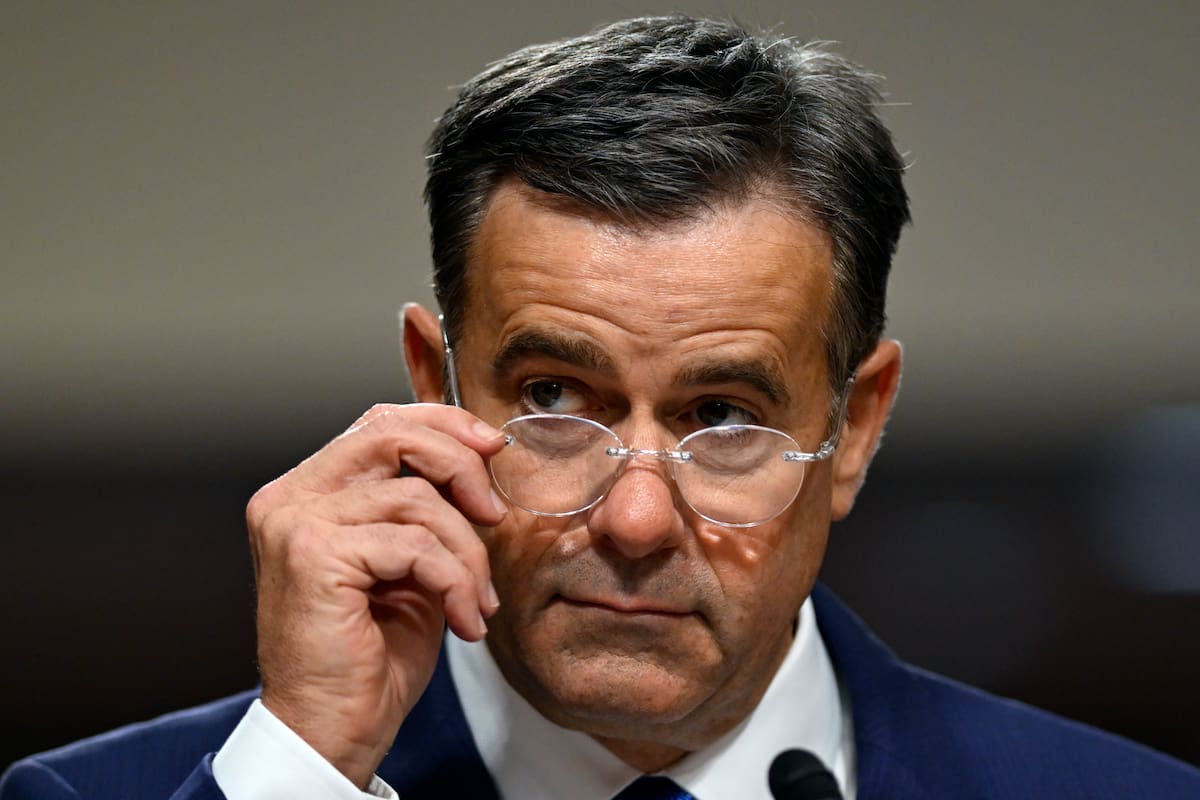 John Ratcliffe vinculó los modelos de frontera con la seguridad nacional y la competencia estratégica de EE.UU. (AP foto/John McDonnell)