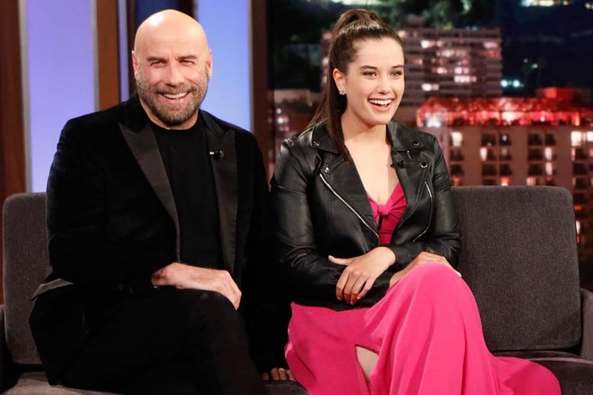 John Travolta y Ella Bleu, su hija de 21 años (Crédito: Instagram/ella.travolta)