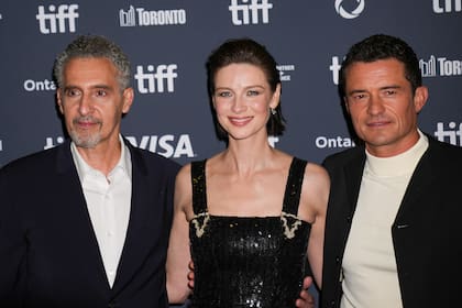 John Turturro, Caitríona Balfe y Orlando Bloom en la première de The Cut en el Festival Internacional de Cine de Toronto