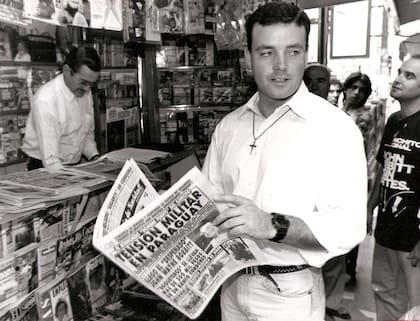 John Wayne Bobbitt de paseo por Recoleta