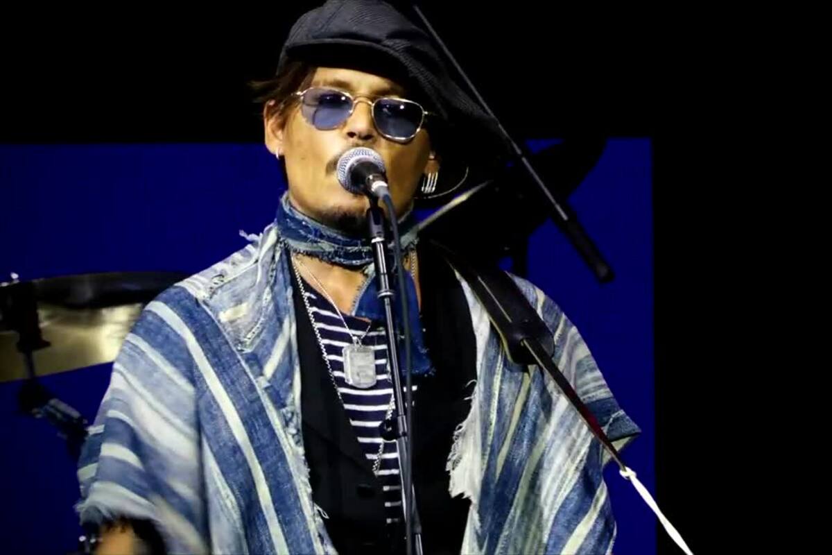 Johnny Depp debió suspender los shows de su banda Hollywood Vampires a causa de una lesión en el tobillo