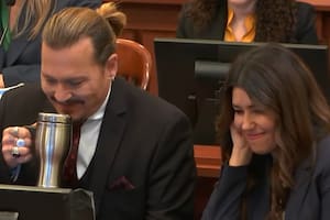 Johnny Depp fue representado en el juicio contra Amber Heard por Camille Vasquez (Foto: Twitter/@deppbrazilfc)