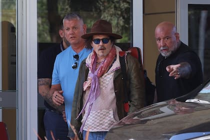 Johnny Depp llegó a la Argentina