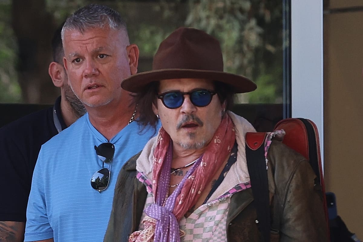 Johnny Depp llegó a la Argentina