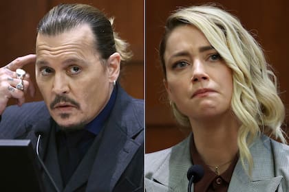 Johnny Depp y Amber Heard se enfrentaron durante seis semanas en un juicio en la corte de Fairfax, Virginia, pero acaban de salir a la luz documentos que se prohibieron en el recinto (Foto AP)
