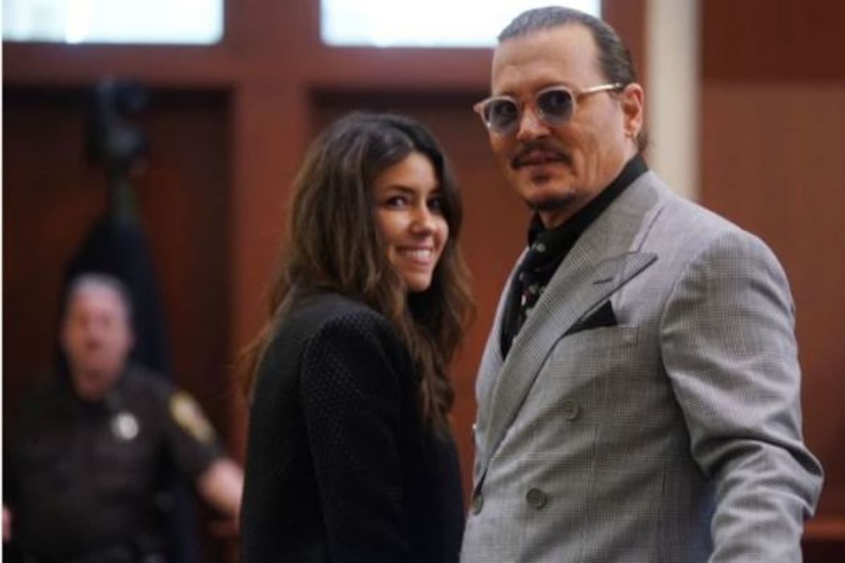 Johnny Depp y Camille Vasquez, su abogada que se convirtió en la “inesperada coprotagonista” del juicio
