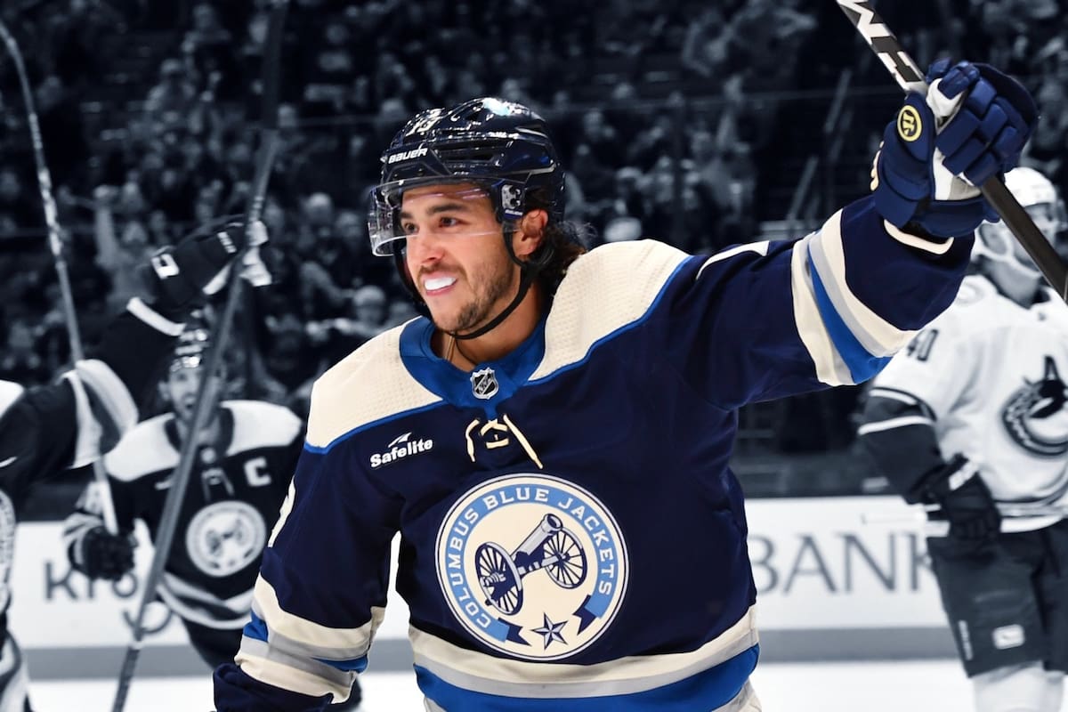 Johnny Gaudreau se unió a los Blue Jackets en 2022