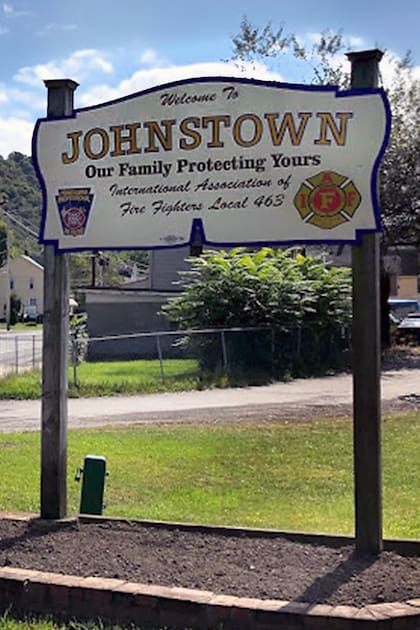 Johnstown, un bastión trumpista en el centro de Pensilvania.