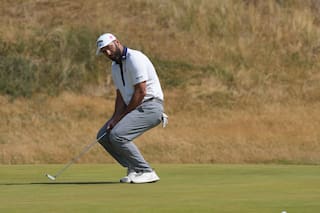 Jon Rahm, tras lanzar un palo, recibe advertencia de conducta en el Abierto Británico