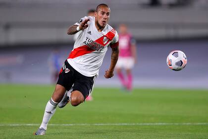 Jonatan Maidana, uno de los jugadores más experimentados de River, será titular este sábado ante Universidad de Chile