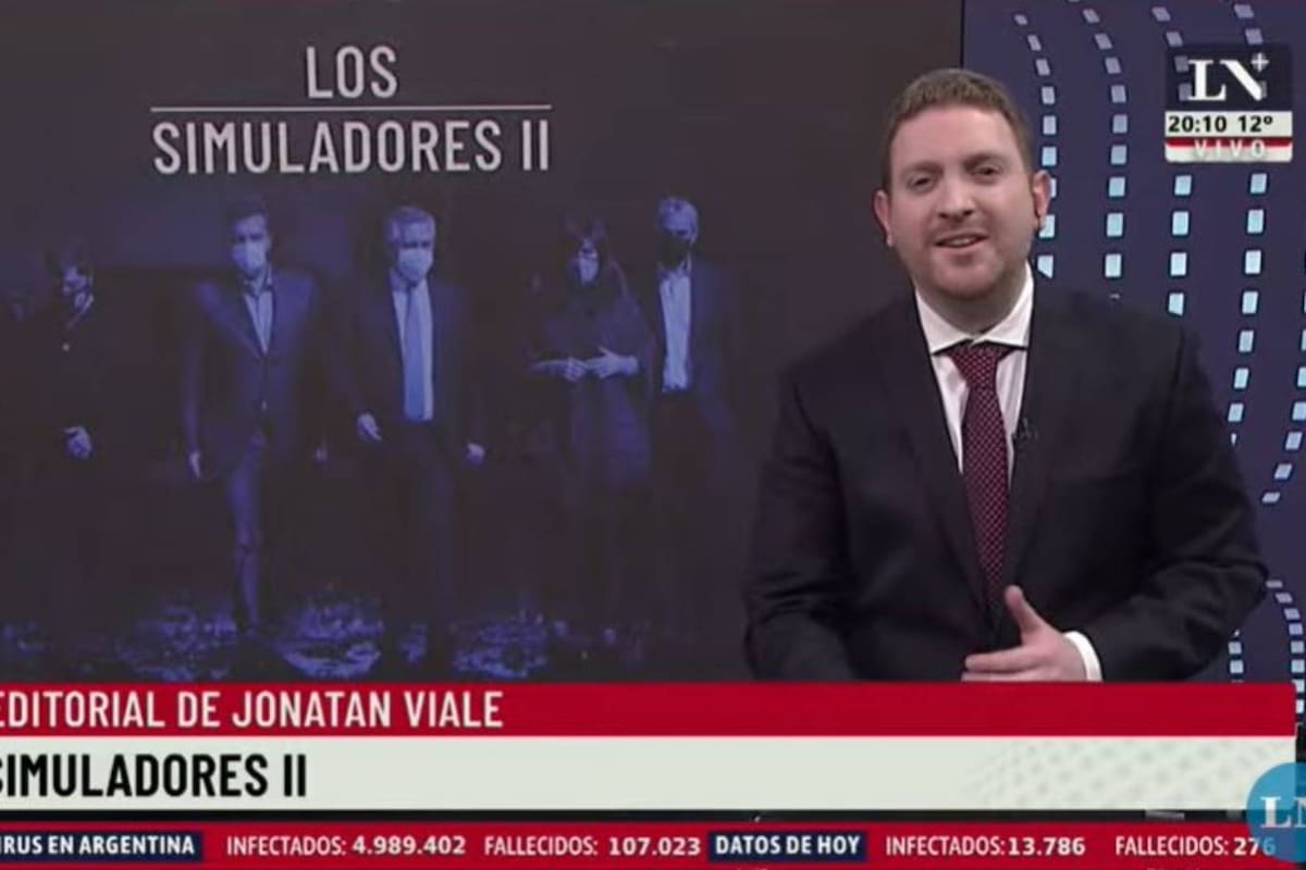 Jonatan Viale comparó a parte del elenco del gobierno nacional con los personajes de la serie nacinal Los simuladores