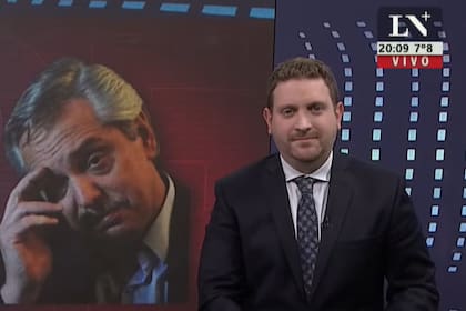 Jonatan Viale encabezó un duro editorial contra Alberto Fernández