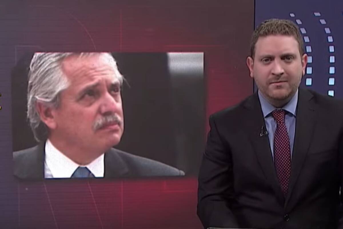 Jonatan Viale encausó un duro editorial contra el presidente Alberto Fernández