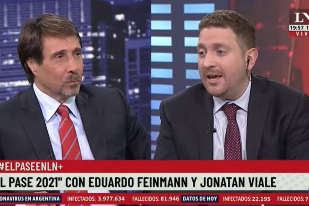 Jonatan Viale relató, en el pase con Eduardo Feinmann, su experiencia con el coronavirus
