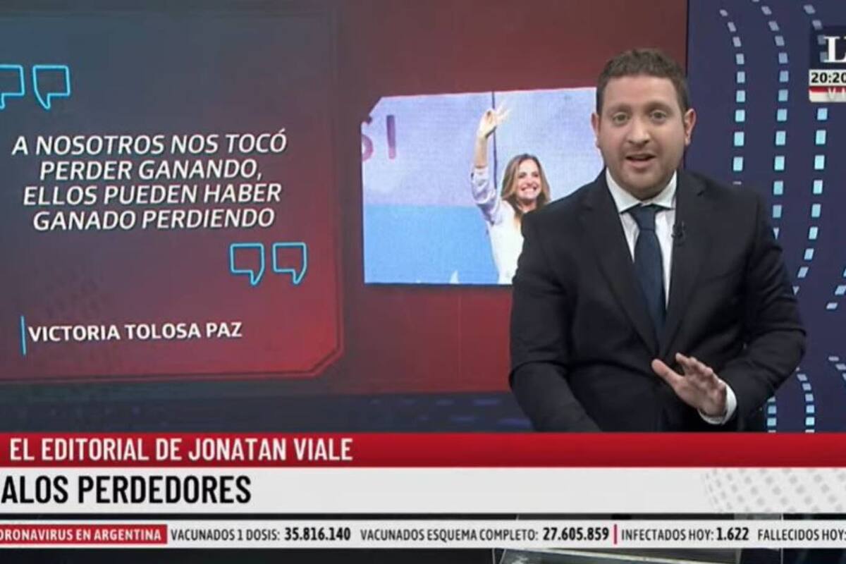 Jonatan Viale se refirió a la actitud del oficialismo de exhibir como un triunfo su clara derrota electoral