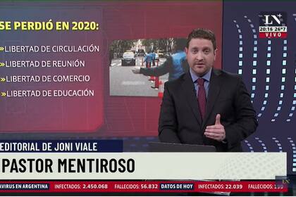 Jonatan Viale se refirió a las nuevas medidas restrictivas que anunció Alberto Fernández para atenuar la segunda ola de coronavirus