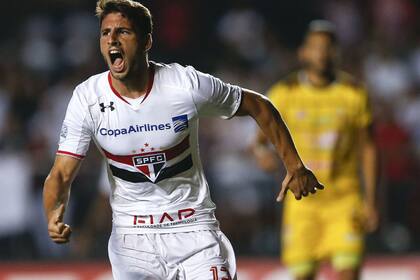 Jonathan Calleri hizo cuatro goles en un partido por primera vez en su carrera