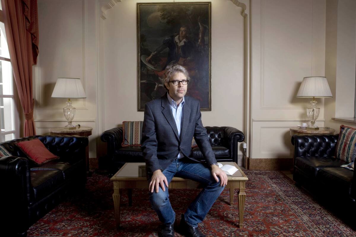 Jonathan Franzen, American writer, Milan, Italy, 2001. (Photo by Leonardo Cendamo/Getty Images)