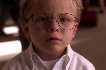 Jonathan Lipnicki en una escena de la película Jerry Maguire