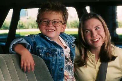 Jonathan Lipnicki y Renee Zellweger