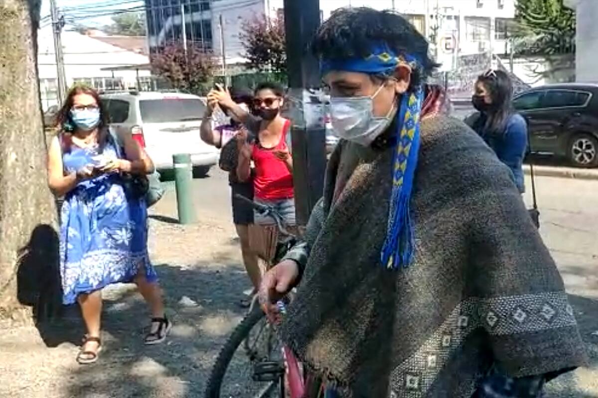 Jones Huala sale del Centro de Cumplimiento Penitenciario de Temuco